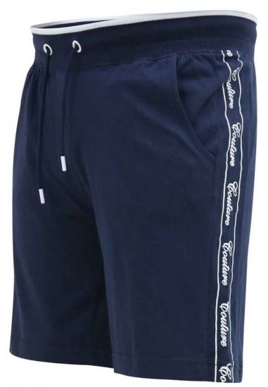D555 Brantham Couture Elasticated Waistband Shorts Navy - Sweatbukser og-shorts - Sweatbukser og Sweatshorts 2XL-12XL