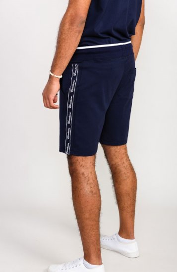 D555 Brantham Couture Elasticated Waistband Shorts Navy - Sweatbukser og-shorts - Sweatbukser og Sweatshorts 2XL-12XL