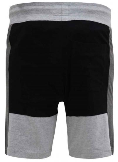 D555 Kirton Couture Elasticated Waistband Shorts Black/Charcoal - Sweatbukser og-shorts - Sweatbukser og Sweatshorts 2XL-12XL