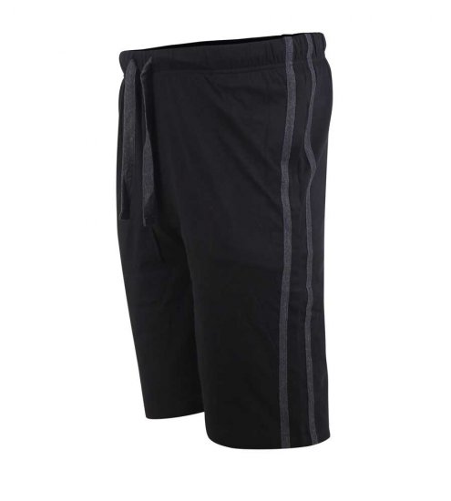 D555 Ryan Jersey Shorts 2-pack Black/Charcoal - Sweatbukser og-shorts - Sweatbukser og Sweatshorts 2XL-12XL