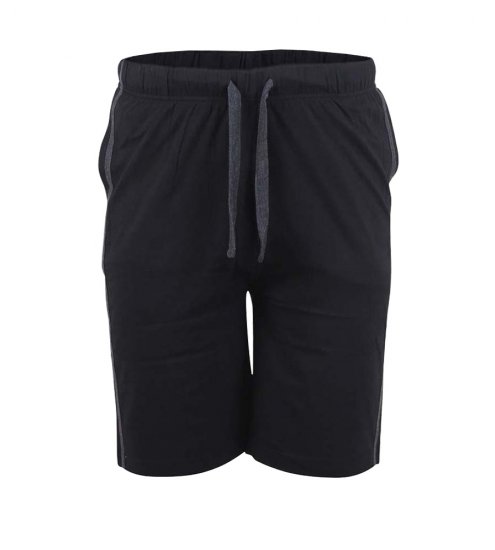 D555 Ryan Jersey Shorts 2-pack Black/Charcoal - Sweatbukser og-shorts - Sweatbukser og Sweatshorts 2XL-12XL