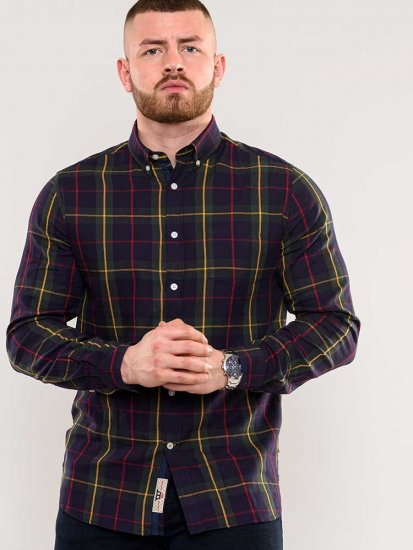 D555 Gladstone Check Button Down Collar Shirt - Skjorter - Store skjorter - 2XL-8XL