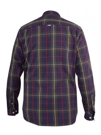 D555 Gladstone Check Button Down Collar Shirt - Skjorter - Store skjorter - 2XL-8XL