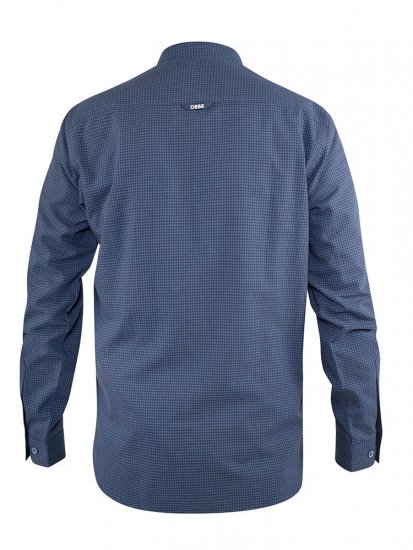 D555 Melbourne Gingham Check Long Sleeve Button Down Shirt - Skjorter - Store skjorter - 2XL-8XL