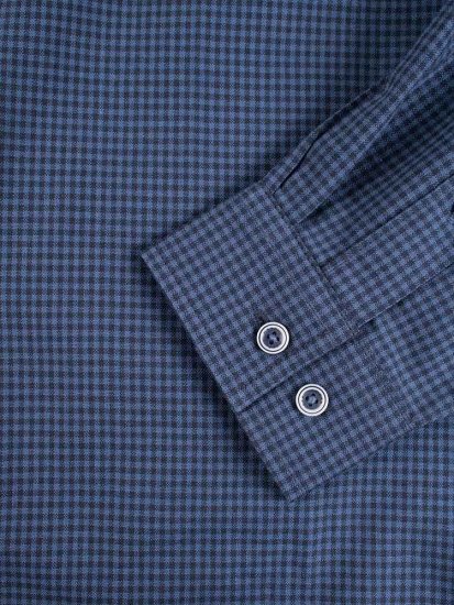 D555 Melbourne Gingham Check Long Sleeve Button Down Shirt - Skjorter - Store skjorter - 2XL-8XL