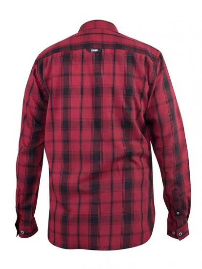 D555 Benalla Check Long Sleeve Button Down Shirt - Skjorter - Store skjorter - 2XL-8XL