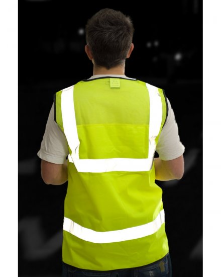 Leo Velator Mesh Back Waistcoat Hi-Vis Yellow - Arbeidsklær - Arbeidsklær i store størrelser