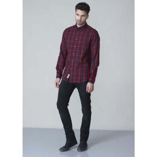 D555 Theo Long Sleeve Check Shirt - Skjorter - Store skjorter - 2XL-8XL