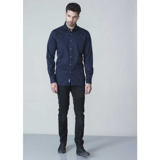 D555 Rashard Long Sleeve Printed Shirt - Skjorter - Store skjorter - 2XL-8XL