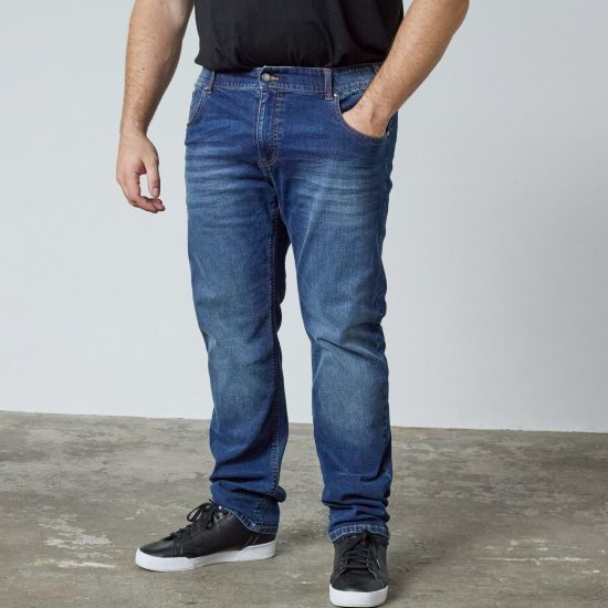 North Latitude Jeans Jack Blue Used Wash - Jakker - Store jakker - 2XL-12XL