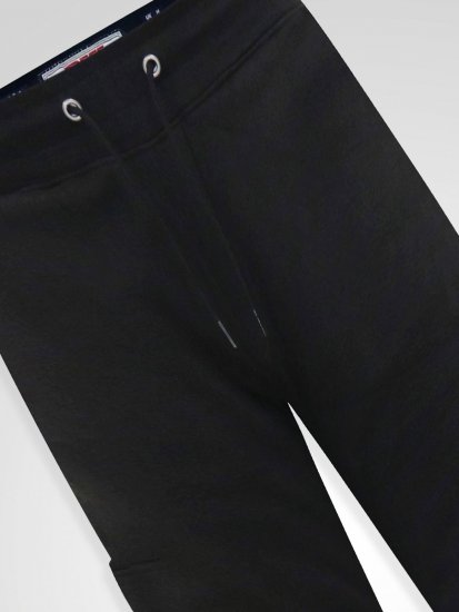 D555 Dexter 1 Cargo Jogger With Bear Embroidery TALL Svart - TALL sweatbukser - TALL joggebukser med ekstra lengde