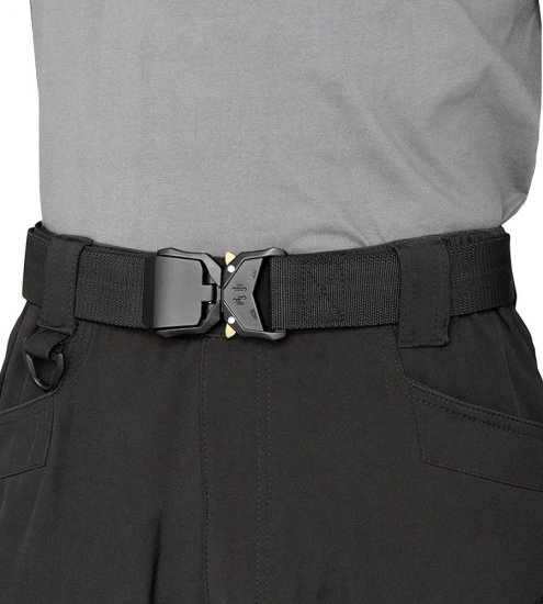 D555 Dale Tactical Stretch Webbing Belt with Heavy Duty Quick Release Buckle Black - Belter - Lange belter - W40-W70/2XL-8XL