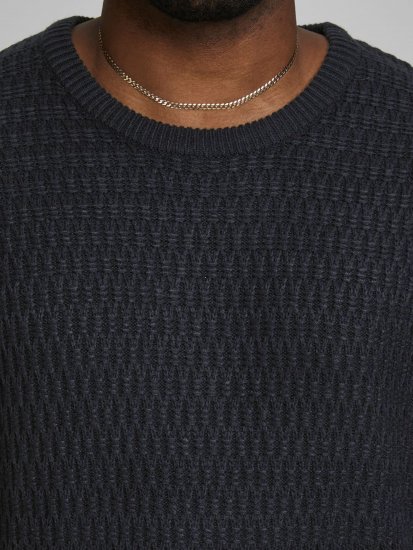 Jack & Jones JCOBRANDON Knit Black - Gensere og hettegensere - Store hettegensere - 2XL-14XL