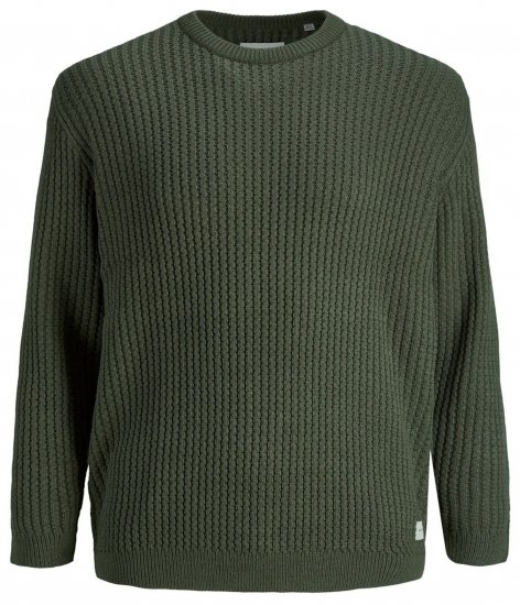 Jack & Jones JCOBRANDON Knit Forest - Gensere og hettegensere - Store hettegensere - 2XL-14XL