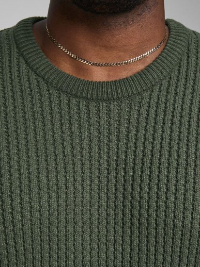 Jack & Jones JCOBRANDON Knit Forest - Gensere og hettegensere - Store hettegensere - 2XL-14XL