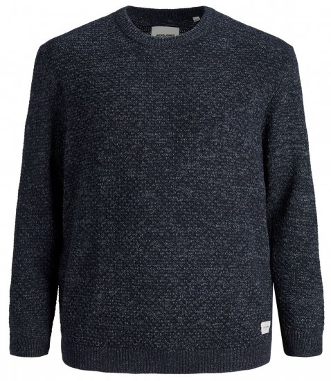Jack & Jones JCOBRANDON Knit Navy Blazer - Gensere og hettegensere - Store hettegensere - 2XL-14XL