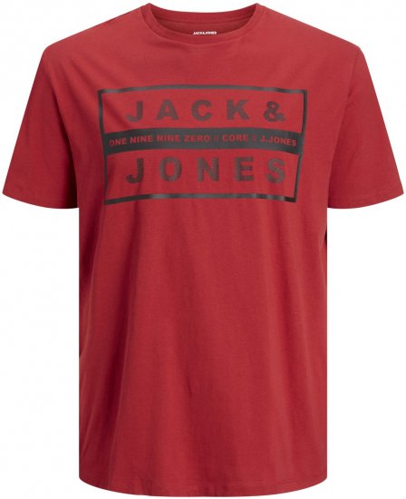 Jack & Jones JJSTORM TEE Red - T-skjorter - Store T-skjorter - 2XL-14XL
