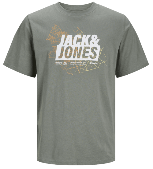 Jack & Jones JCOMAP LOGO T-Shirt Agave Green - T-skjorter - Store T-skjorter - 2XL-14XL