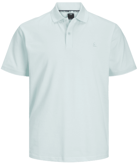 Jack & Jones JCOHASS LOGO Polo Soothing Sea - Polo- & piqueskjorter - Poloskjorte i store størrelser - 2XL-8XL