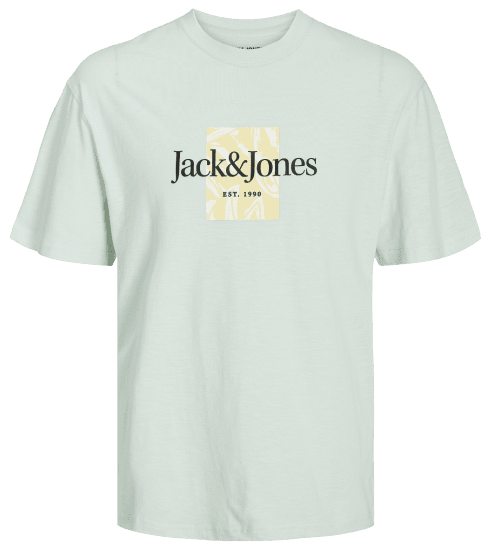 Jack & Jones JORLAFAYETTE BRANDING T-Shirt Skylight - T-skjorter - Store T-skjorter - 2XL-14XL