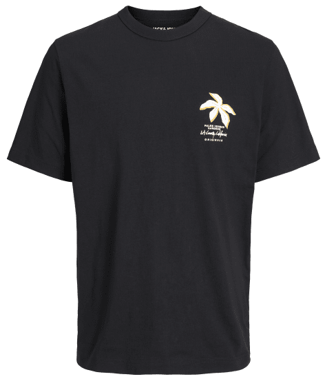 Jack & Jones JOREASTER ACTIVITY T-Shirt Black - T-skjorter - Store T-skjorter - 2XL-14XL