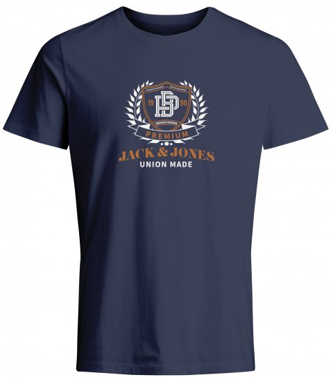 Jack & Jones JPRBLUCAMERON T-Shirt Captains Blue - T-skjorter - Store T-skjorter - 2XL-14XL