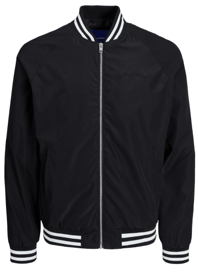 Jack & Jones JORLUCCA BOMBER Jacket Black - Jakker - Store jakker - 2XL-12XL