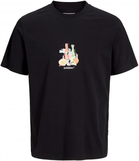 Jack & Jones Varenna Crew Neck T-Shirt Black - T-skjorter - Store T-skjorter - 2XL-14XL