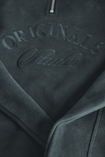 Jack & Jones Bleecker Branding High Neck Sweatshirt Forest River - Gensere og hettegensere - Store hettegensere - 2XL-14XL