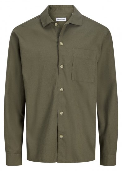 Jack & Jones Tristan Overshirt khaki - Skjorter - Store skjorter - 2XL-8XL