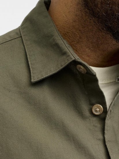 Jack & Jones Tristan Overshirt khaki - Skjorter - Store skjorter - 2XL-8XL