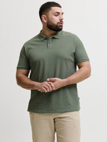 Jack & Jones Weston Piké Grønn - Polo- & piqueskjorter - Poloskjorte i store størrelser - 2XL-8XL