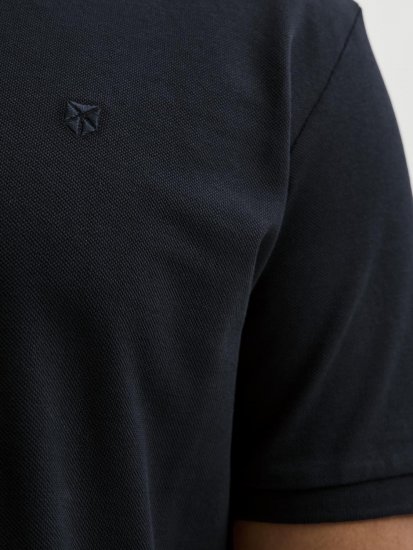 Jack & Jones Weston Piké Marineblå - Polo- & piqueskjorter - Poloskjorte i store størrelser - 2XL-8XL