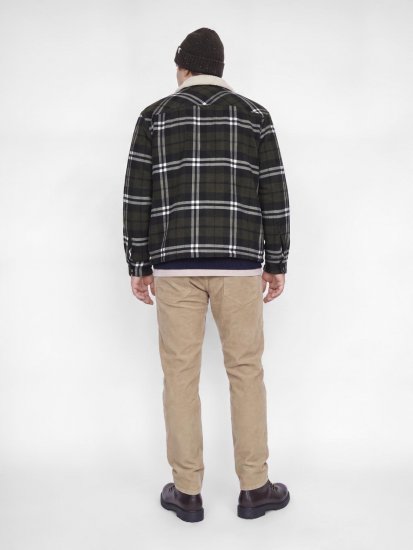 Jack & Jones Zac Teddy Skjortejakke Grønn - Jakker - Store jakker - 2XL-12XL