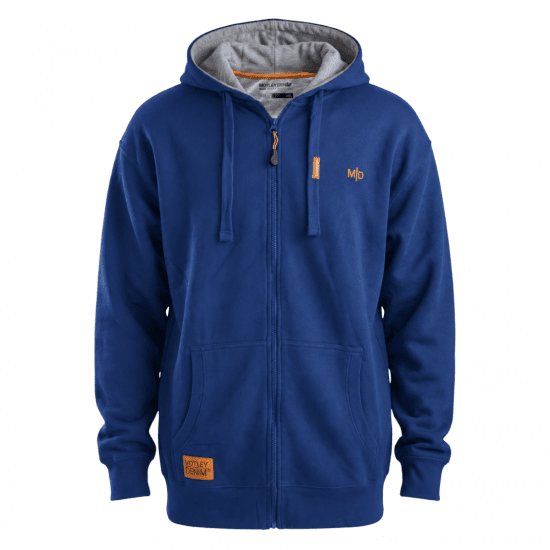 Motley Denim Copenhagen Hoodie Royal Blue - Gensere og hettegensere - Store hettegensere - 2XL-14XL