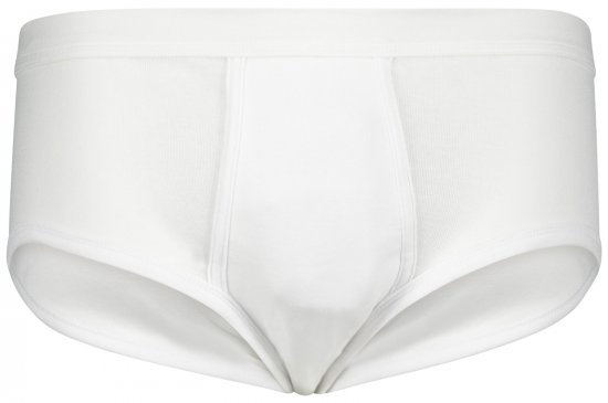Adamo Royal Fine Ribbed Briefs White - Undertøy & badetøy - Undertøy store størrelser 