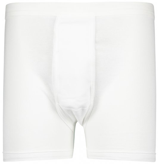 Adamo Royal Fine Ribbed Boxer shorts White - Undertøy & badetøy - Undertøy store størrelser 
