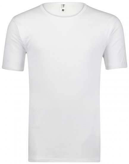 Adamo Royal Fine Ribbed Under-T-shirt White - Undertøy & badetøy - Undertøy store størrelser 