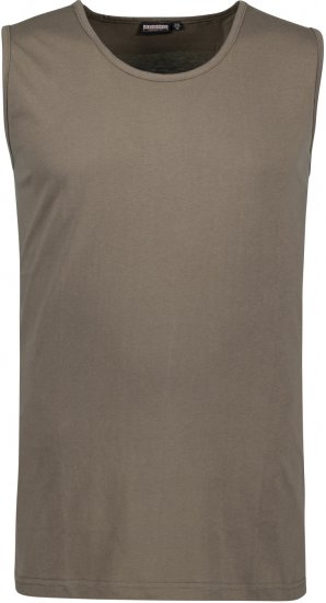 Adamo Rod Comfort Fit Tank Top Khaki - T-skjorter - Store T-skjorter - 2XL-14XL