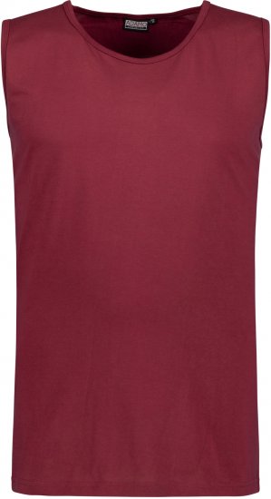 Adamo Rod Comfort Fit Tank Top Wine - T-skjorter - Store T-skjorter - 2XL-14XL
