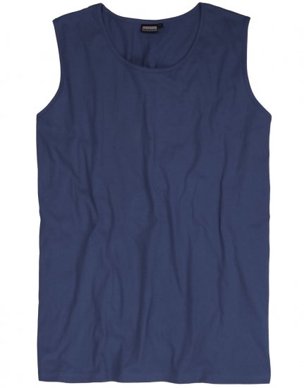 Adamo Rod Comfort Fit Tank Top Denim Blue - T-skjorter - Store T-skjorter - 2XL-14XL
