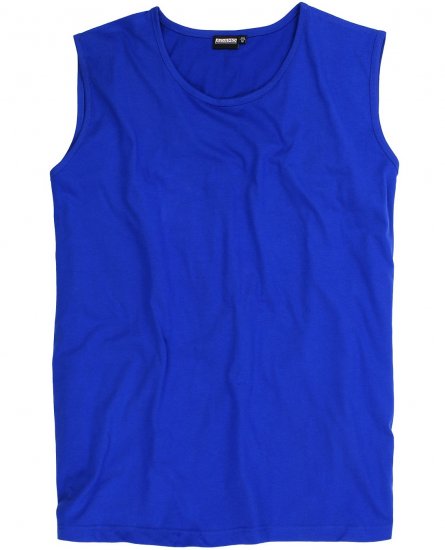 Adamo Rod Comfort Fit Tank Top Royal Blue - T-skjorter - Store T-skjorter - 2XL-14XL