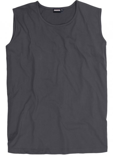 Adamo Rod Comfort Fit Tank Top Charcoal - T-skjorter - Store T-skjorter - 2XL-14XL