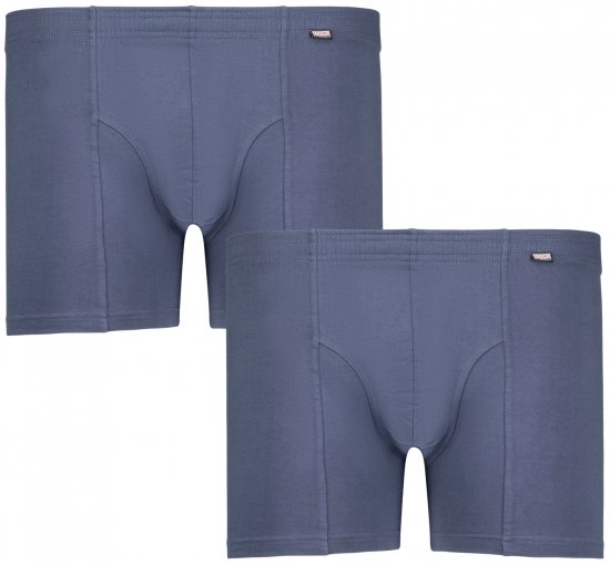 Adamo Jack Boxer shorts 2-pack Denim Blue - Undertøy & badetøy - Undertøy store størrelser 