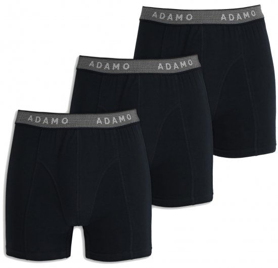 Adamo Jerry Maxi Boxers 703 Black 3-pack - Undertøy & Badetøy - Undertøy store størrelser 