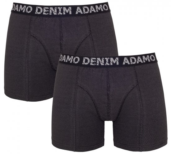 Adamo Julian Maxi Boxers Black 2-pack - Undertøy & badetøy - Undertøy store størrelser 