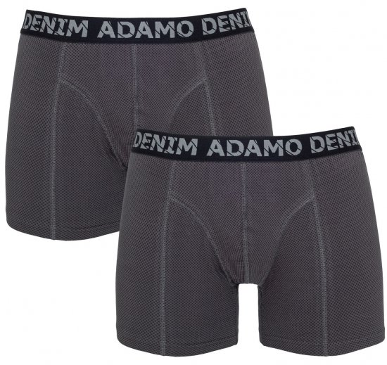 Adamo Julian Maxi Boxers Charcoal 2-pack - Undertøy & badetøy - Undertøy store størrelser 