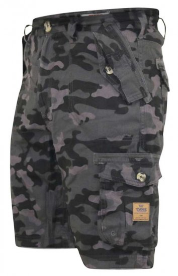 D555 ZAVIER Camo Cotton Cargo Shorts - Shorts - Store shorts - W40-W60