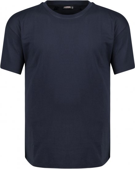 Adamo Bud Regular fit Heavy weight T-shirt Navy - T-skjorter - Store T-skjorter - 2XL-14XL