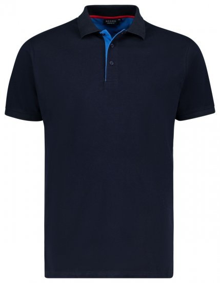 Adamo 139401 Poloskjorte Mørkeblå - Polo- & piqueskjorter - Poloskjorte i store størrelser - 2XL-8XL